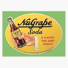 Nugrape soda retro for sale  Delivered anywhere in USA 