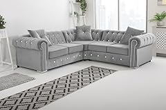 Sofahub velvet diamante for sale  Delivered anywhere in UK