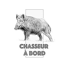 Autocollant chasseur bord d'occasion  Livré partout en France