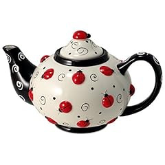 Ladybug swirls teapot for sale  Delivered anywhere in USA 