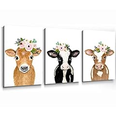 Cute cow canvas for sale  Delivered anywhere in USA 