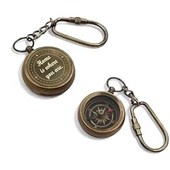 Antique brass compass for sale  Delivered anywhere in UK
