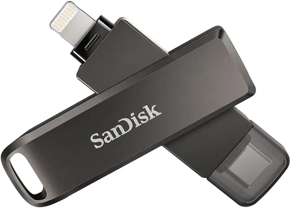 Gebruikt, SanDisk IXpand Flash Drive Luxe Voor Je IPhone En USB Type C Apparaten 128 GB (2 In 1 Lightning En USB Type C Aansluitingen Voor Uw IPhone En Ipad, 2 Jaar Garantie) tweedehands  