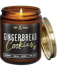 Gingerbread candle christmas for sale  Delivered anywhere in USA 