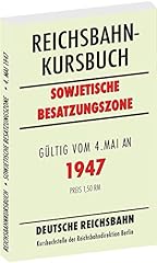 Reichsbahnkursbuch sowjetische gebraucht kaufen  Wird an jeden Ort in Deutschland