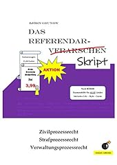Referendarverarschenskript gebraucht kaufen  Wird an jeden Ort in Deutschland