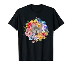 Floral grey cat for sale  Delivered anywhere in USA 
