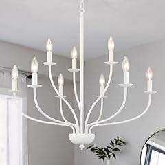 Light white chandeliers for sale  Delivered anywhere in USA 