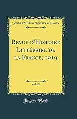 Revue histoire littéraire usato  Spedito ovunque in Italia 