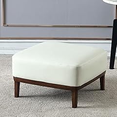 Cowhide footstool round for sale  Delivered anywhere in UK