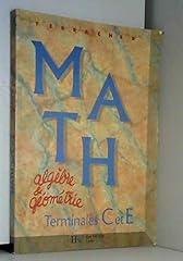 Math term algèbre d'occasion  Livré partout en France