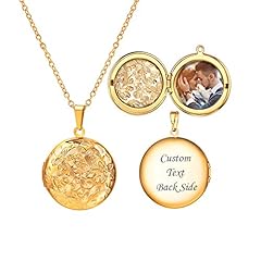 Round locket jewelry for sale  Delivered anywhere in USA 