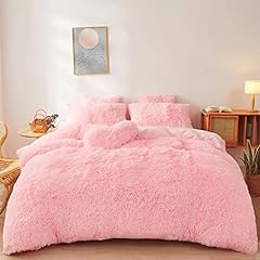 Fluffy pink twin for sale  Delivered anywhere in USA 