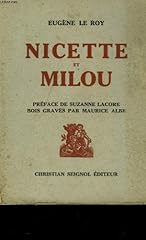 Nicette milou d'occasion  Livré partout en France