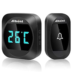 Wireless doorbell thermometer for sale  Delivered anywhere in UK