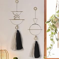 Boho Wall Decor Macrame Wall Hanging Metal Wall Art for sale  Delivered anywhere in Canada