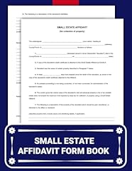 Small estate affidavit for sale  Delivered anywhere in USA 