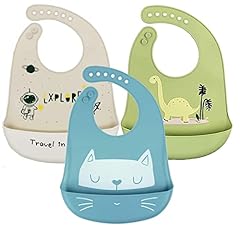 Bavoirs bébé silicone d'occasion  Livré partout en France