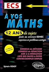 Maths ecs ans d'occasion  Livré partout en France