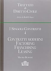 Contratti moderni. factoring d'occasion  Livré partout en France
