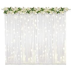 Xjymcom white curtain for sale  Delivered anywhere in UK