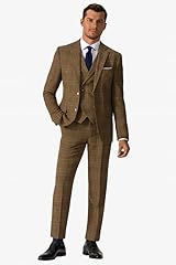 Men checkered brown for sale  Delivered anywhere in USA 
