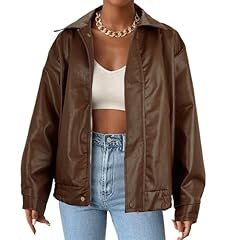 Faux leather jacket for sale  Delivered anywhere in USA 