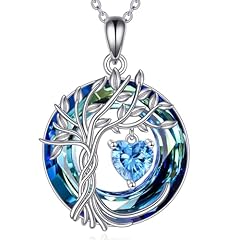 Lebensbaum birthstone kette gebraucht kaufen  Wird an jeden Ort in Deutschland
