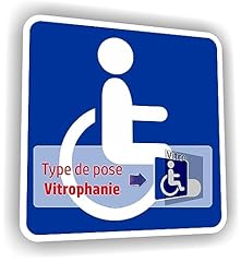 Sticker autocollant handicap d'occasion  Livré partout en France
