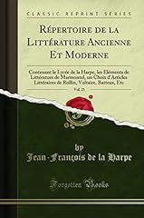 Répertoire littérature ancie d'occasion  Livré partout en France