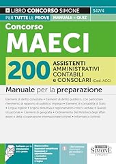 Concorso maeci 200 usato  Spedito ovunque in Italia 
