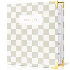 Aesthetic recipe binder for sale  Delivered anywhere in USA 