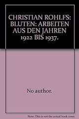 Christian rohlfs bluten gebraucht kaufen  Wird an jeden Ort in Deutschland