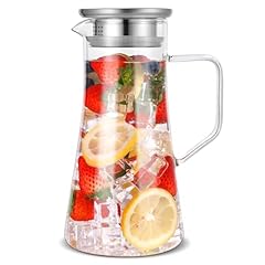 Kftamoetly glass pitcher for sale  Delivered anywhere in USA 