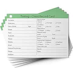 Tinting client cards for sale  Delivered anywhere in UK