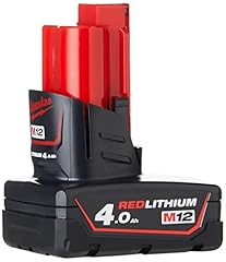 Milwaukee m12b4 4.0ah for sale  Delivered anywhere in UK