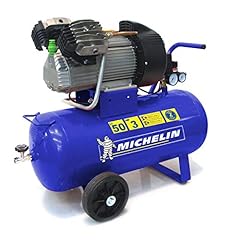 Usato, MICHELIN - Compressore d'aria portatile MVX50/3 - Serbatoio 50 litri - Motore da 3 hp - Pressione massima 10 bar - Portata d'aria 360 l/min - 21,6 m³/h usato  Spedito ovunque in Italia 