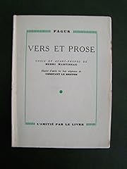 Fagus. prose choix d'occasion  Livré partout en France