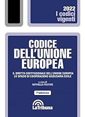 Codice dell unione usato  Spedito ovunque in Italia 