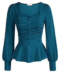 Ladies peplum tops for sale  Delivered anywhere in USA 
