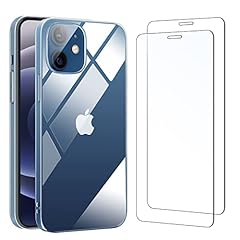 Usato, NEW'C Cover per iPhone 12 Mini Gel TPU in silicone custodia ultra trasparente e 2× vetro temperato per iPhone 12 Mini, Pellicola proteggi schermo usato  Spedito ovunque in Italia 