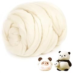 Natural wool roving for sale  Delivered anywhere in USA 