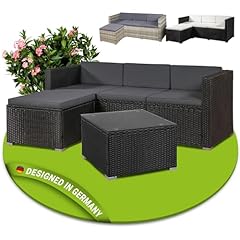 Juskys lounge polyrattan usato  Spedito ovunque in Italia 