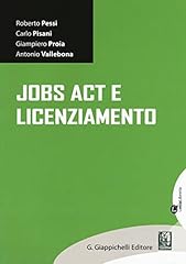 Jobs act licenziamento usato  Spedito ovunque in Italia 