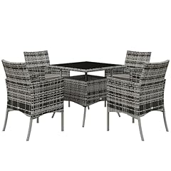 Outsunny seater rattan for sale  Delivered anywhere in UK