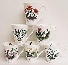 Botanic flowers mugs for sale  Delivered anywhere in UK
