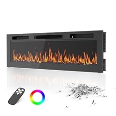 Electric fireplace recessed for sale  Delivered anywhere in USA 
