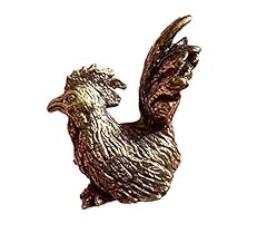 Brass metal rooster for sale  Delivered anywhere in USA 