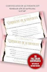Certificate authenticity origi for sale  Delivered anywhere in UK