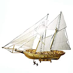 Hellery DIY Sailing Ship Model Kits, Wooden Harvey for sale  Delivered anywhere in UK